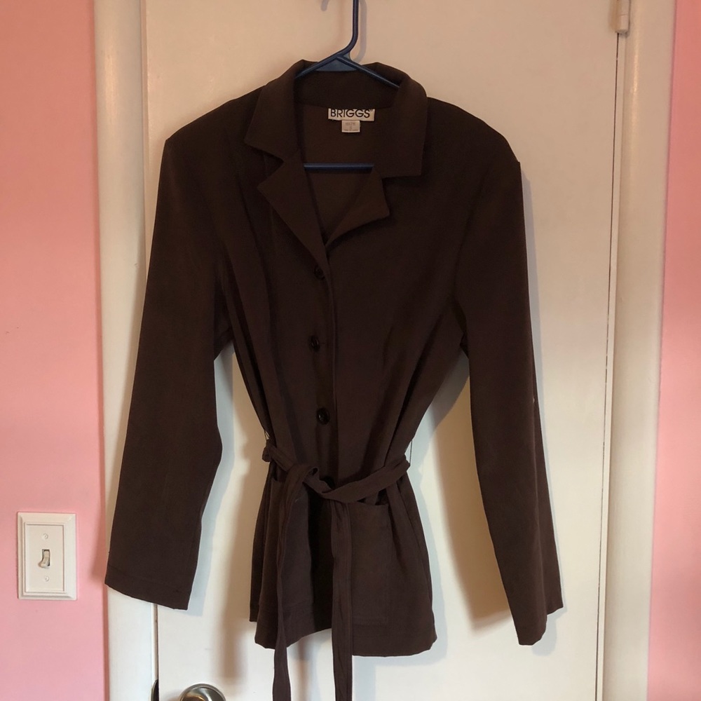 Lightweight brown dress jacket