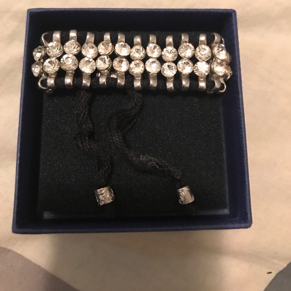 Black and Silver Adjustable Bracelet