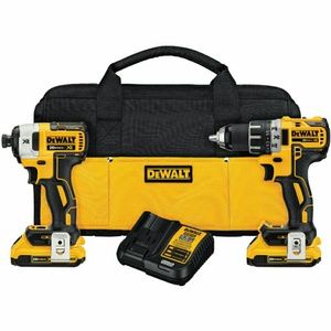 DEWALT 20V COMPACT DRILL DRIVER/IMPACT DRIVER COMB