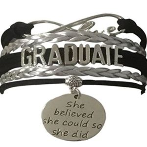 Graduation Jewelry, Infinity Graduate Bracelet