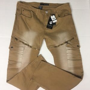 Rocawear- Brown Flexfit Jeans 40X32 NWT