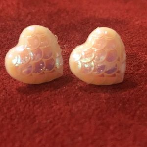 Mermaid Heart Earrings
