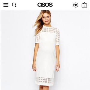 ASOS Maternity Cage Insert Bodycon Dress BNWT