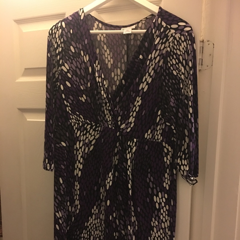 Motherhood Maternity Purple Dress