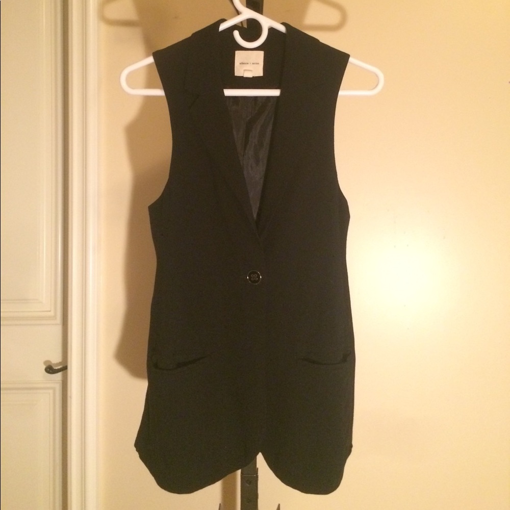 UO black vest/waistcoat