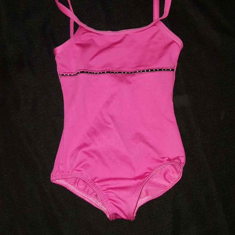 ✔5 for $13✔💖Hot pink and black Leotard