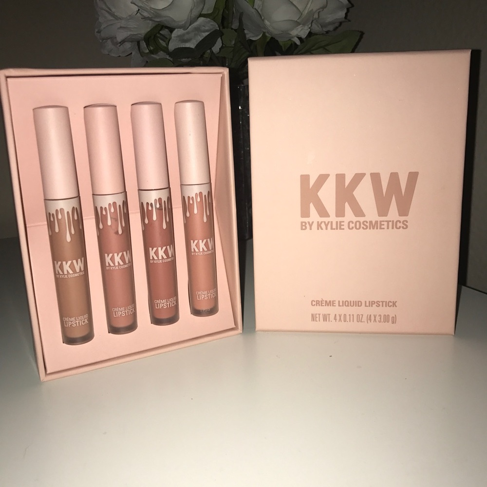 KKW liquid lipstick set