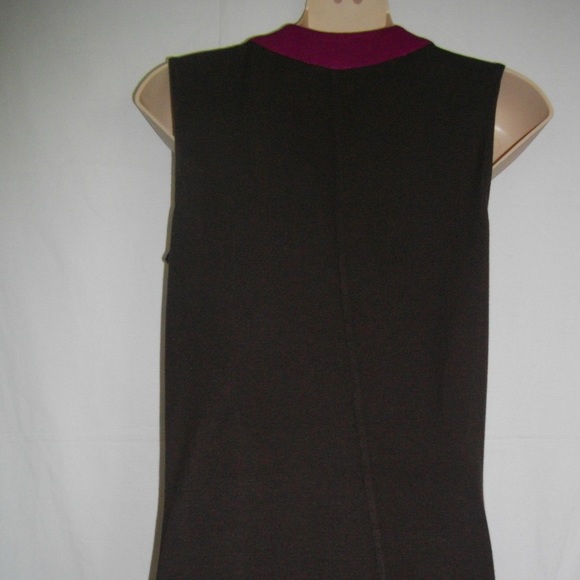 Banana Republic Brown Stretch Small Sleeveless Dress - Picture 12 of 13