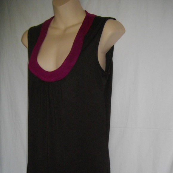 Banana Republic Brown Stretch Small Sleeveless Dress - Picture 10 of 13