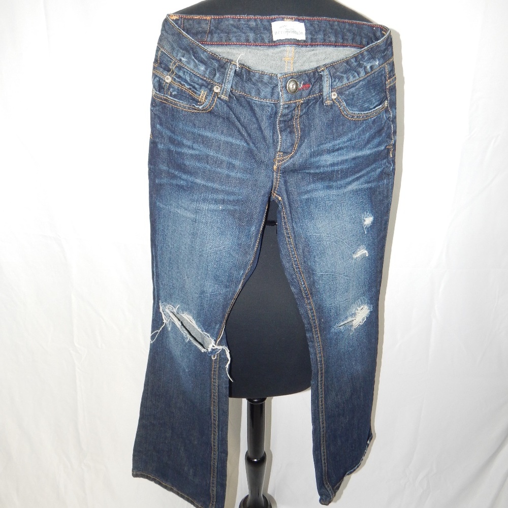 Aeropostale Distressed Hailey Flare Jeans size 5/6