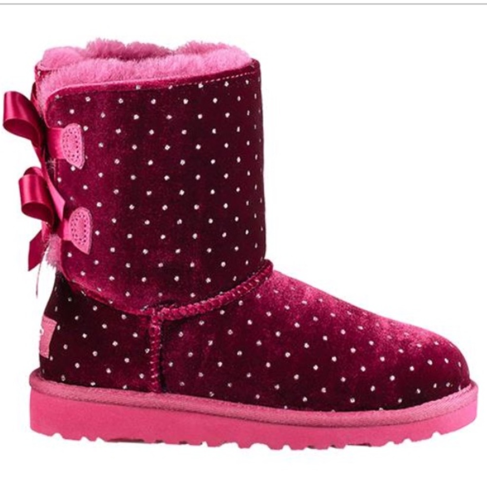 Ugg starlight glitter bows brand new with box