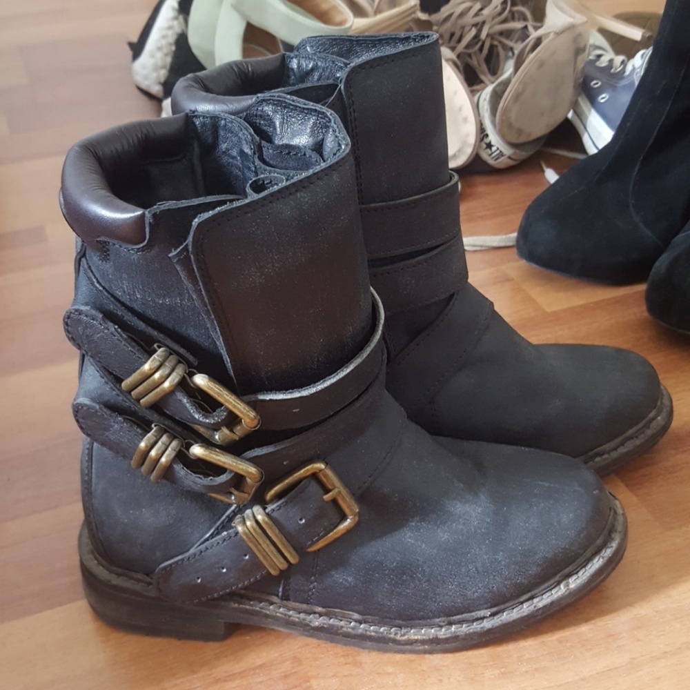 Jeffrey Campbell x Free People moto boots size 6