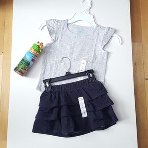 ☆Host Pick!!☆ Brand NEW jean skirt & top bundle!
