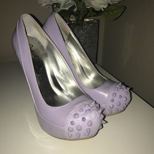 Purple Studded Heels