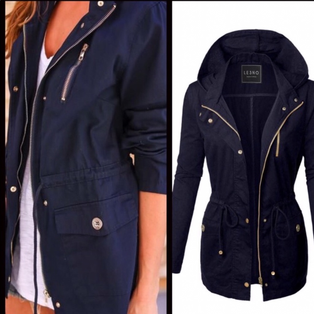  Last 1 Navy Women's Roark utility jacket - Picture 2 of 3