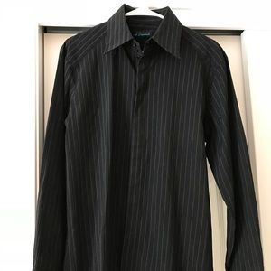 7 Diamond striped shirt size L