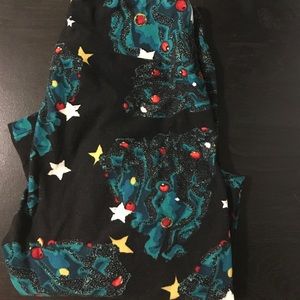 LuLaroe Christmas leggings OS