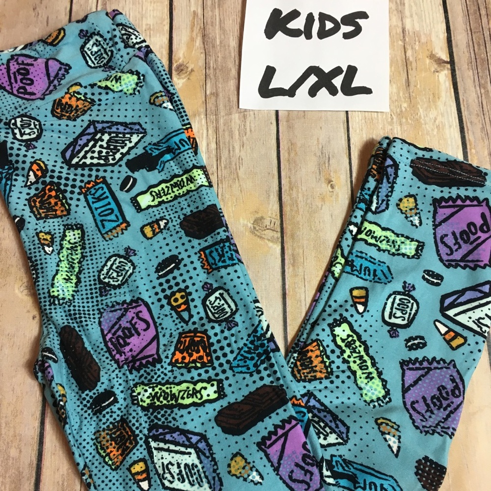Kids Lularoe Halloween leggings Nwt