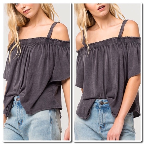 Free People Cold ShoulderTank - Picture 2 of 5