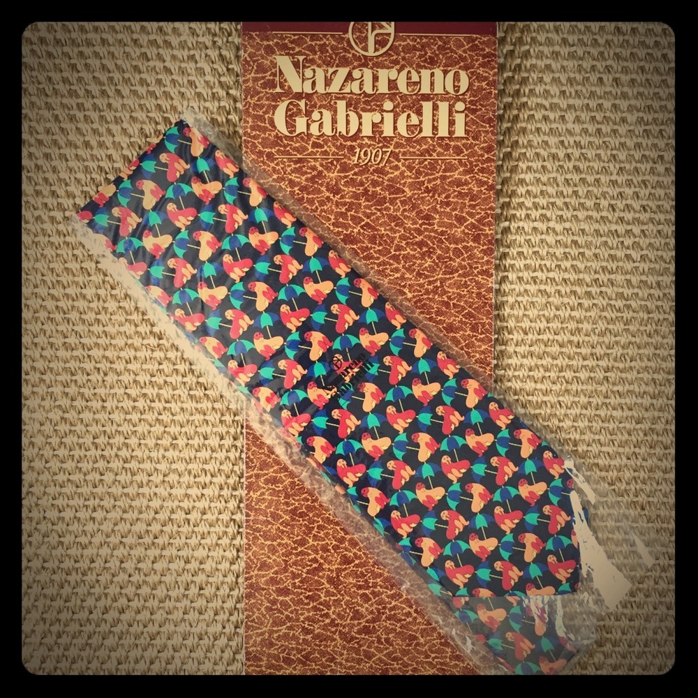 NWT- Nazarene Gabrielli Vintage Tie