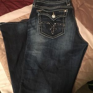 Sz 34 x 30 Rock Revival Women's Jeans