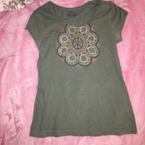 MUDD green shirt size XL