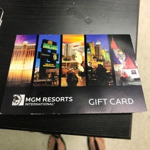 MGM gift card -includes lots of places