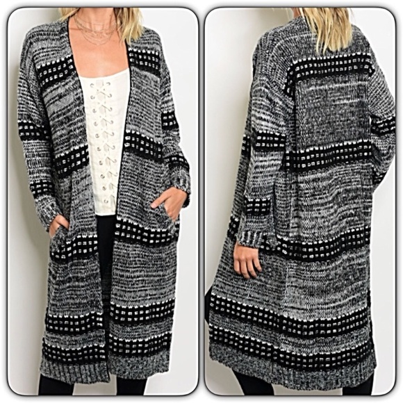 Chic SOFT Cozy Warm Long Cardigan Sweater sold - Picture 2 of 4