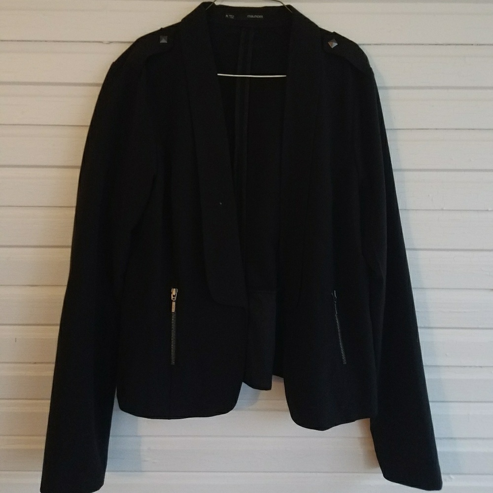 Black Studded Blazer