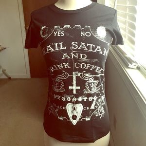 Blackcraft “Hail Satan and Drink Coffee” Tee