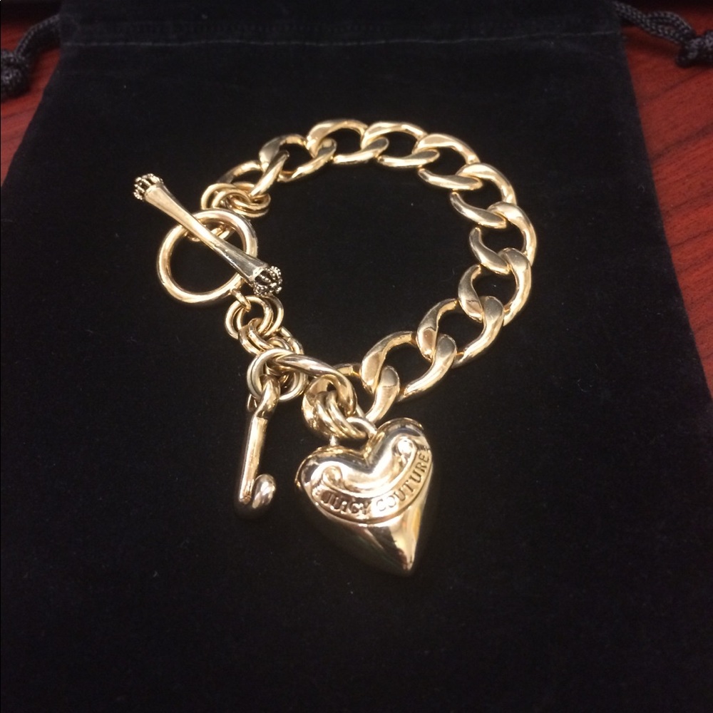 Juicy Couture heart ❤️ charm bracelet