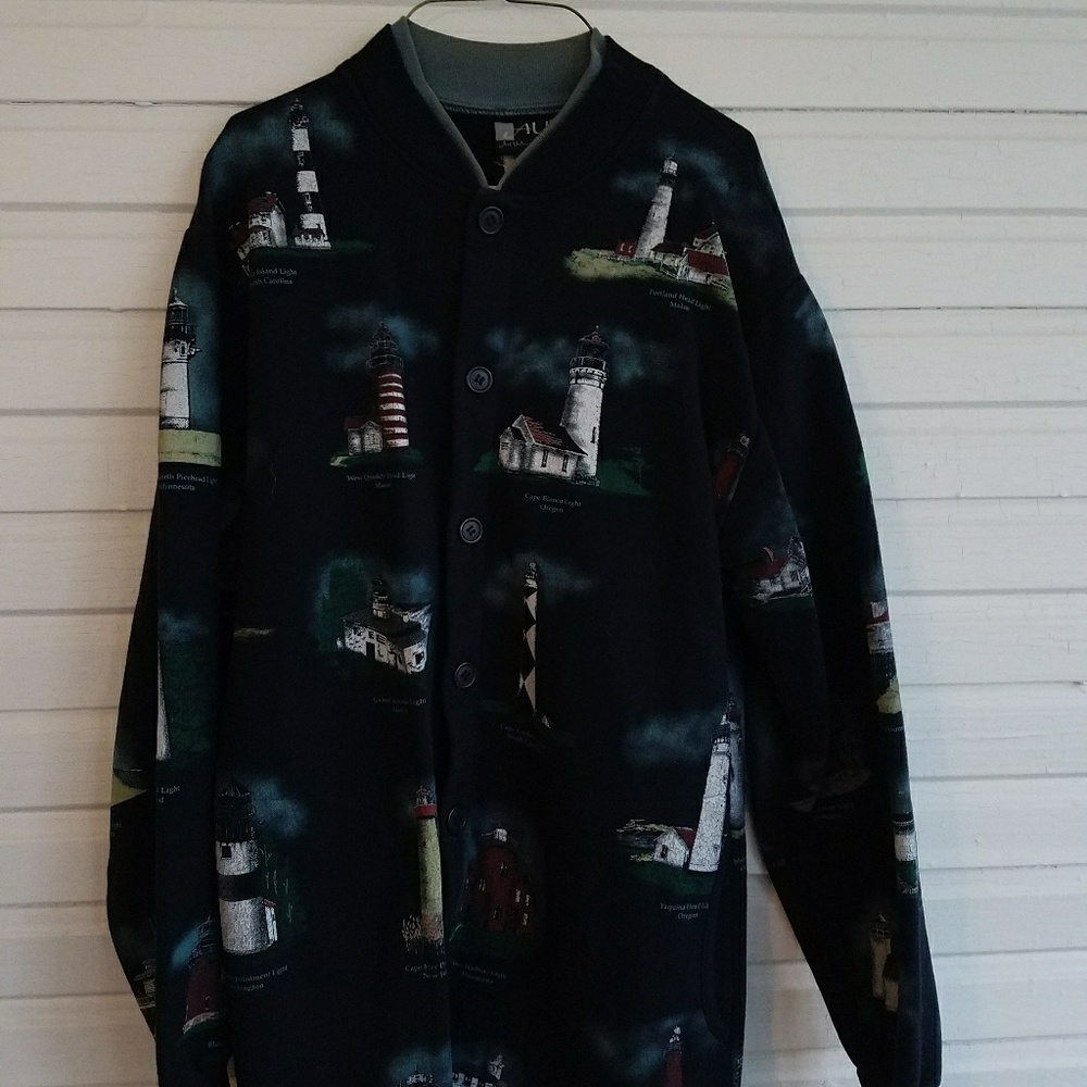 Vintage Lighthouse Cardigan