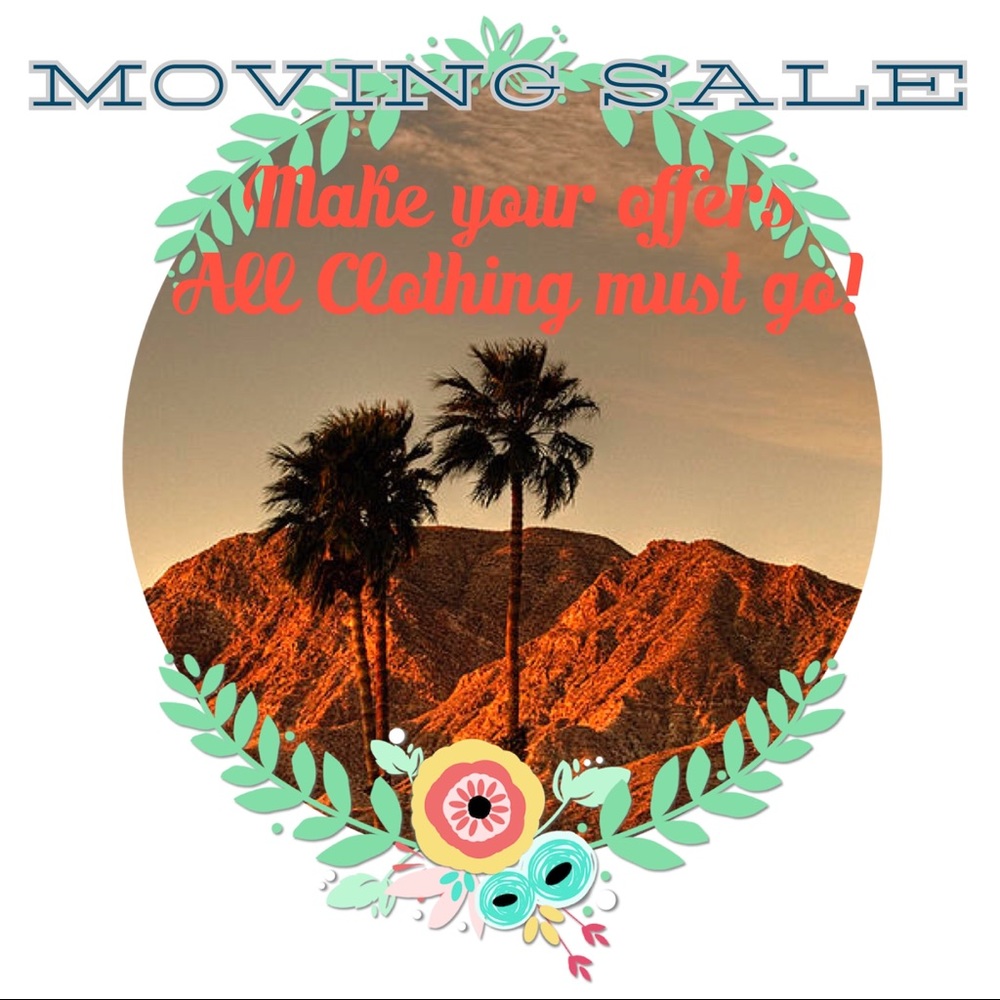 Moving Sale on Clothing!