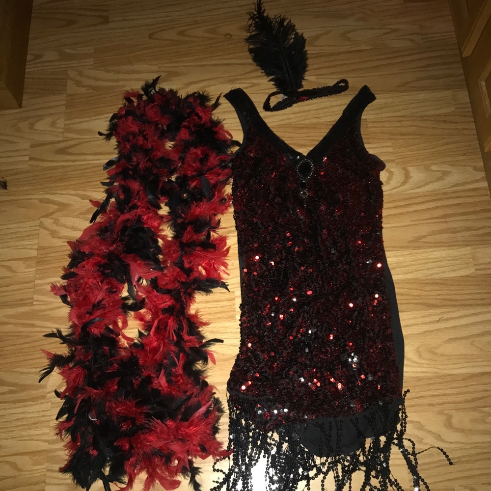 Flapper girl Halloween costume