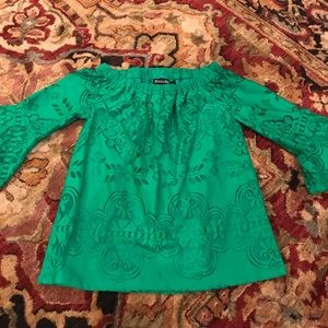 New York and Co. off shoulder blouse