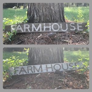 Handmade farmhouse signs