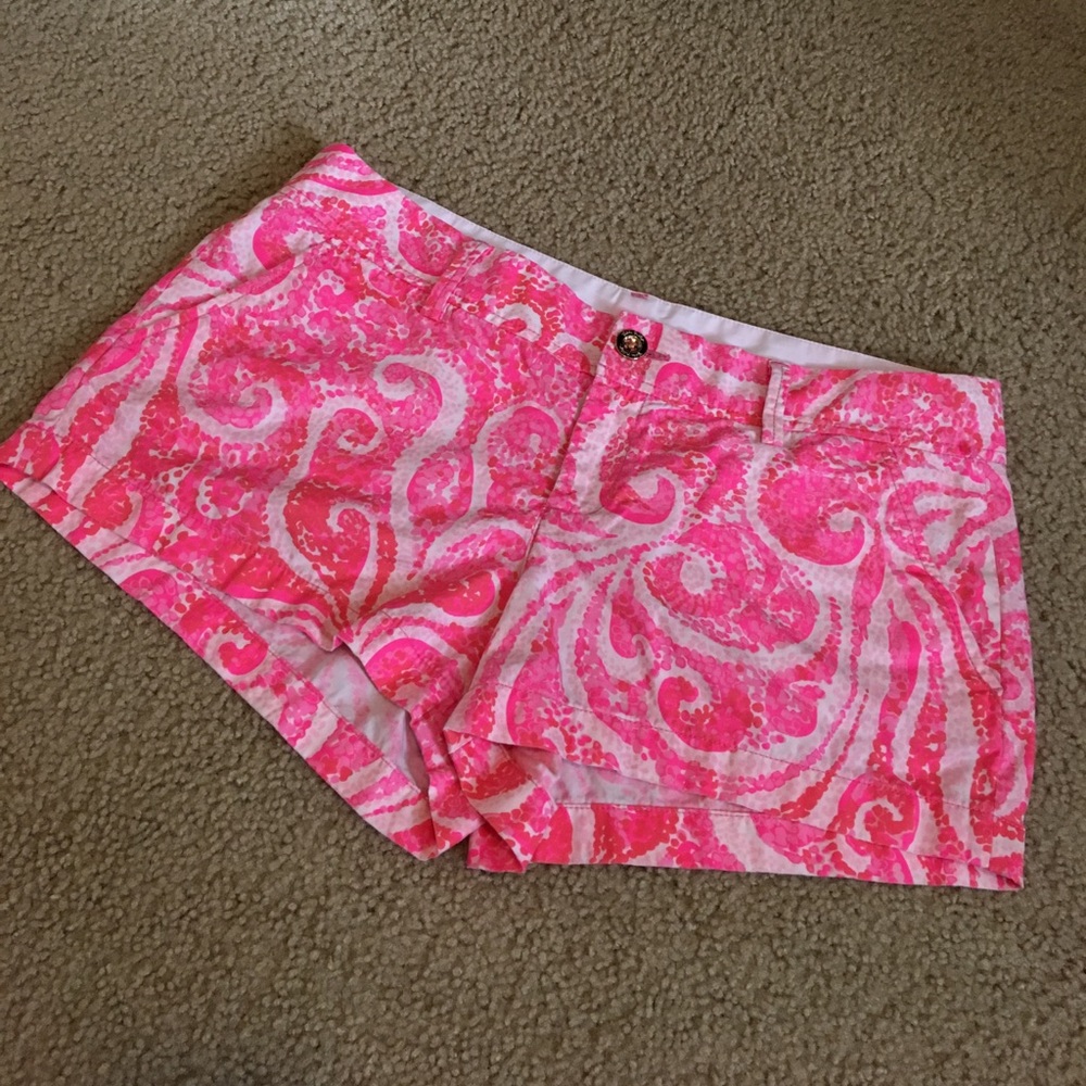 Lilly Pulitzer - The Walsh Short in Pink Pout PBJ