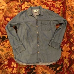 Denim button down shirt