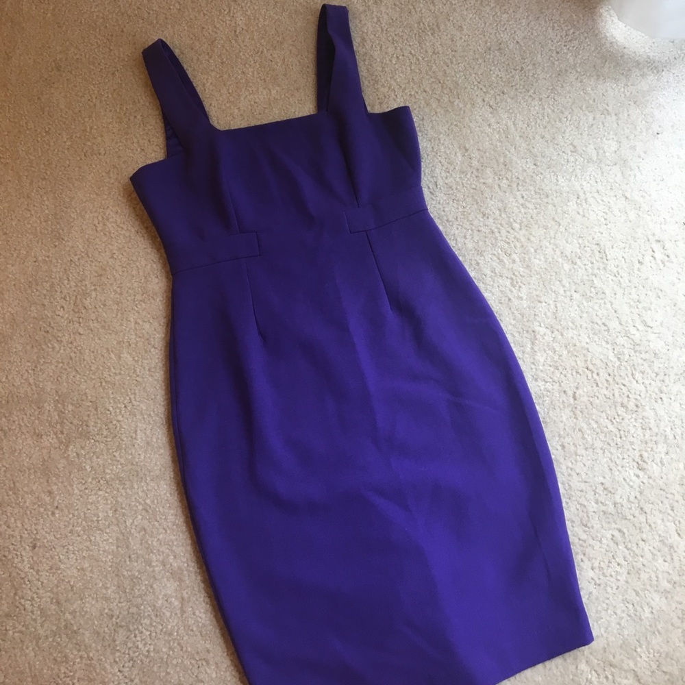 NWOT Purple knee length dress Size M