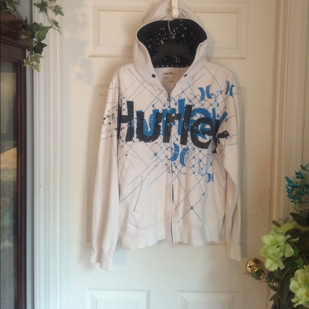 Never worn HURLEY zip up hoodie