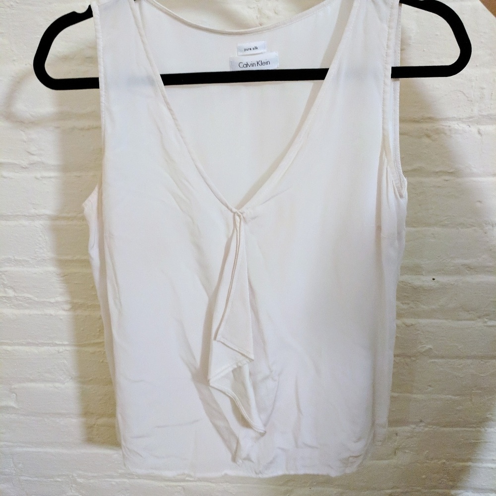White Calvin Klein Blouse