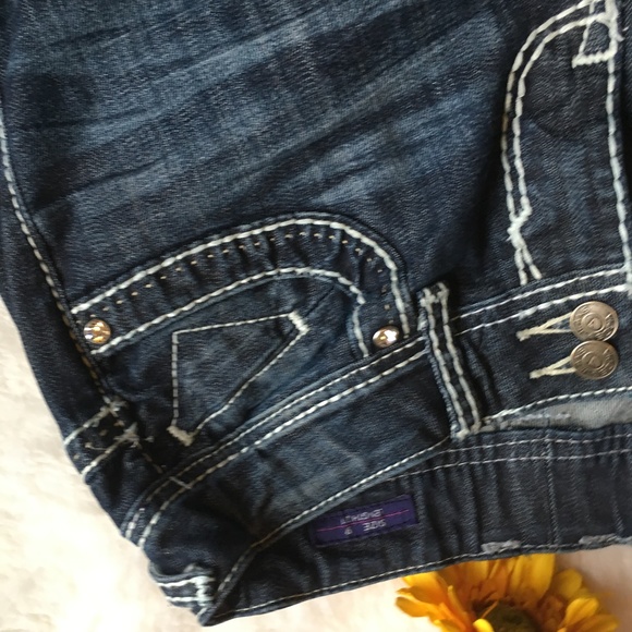 VIGOSS CAPRI EMBELLISHED CAPRI SIZE 9 LENGTH 21 IN - Picture 5 of 8