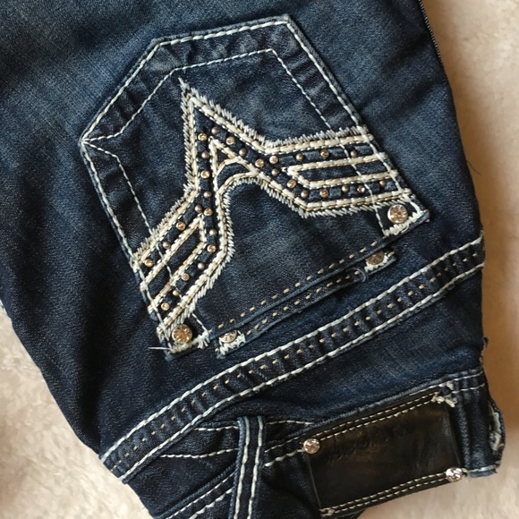 VIGOSS CAPRI EMBELLISHED CAPRI SIZE 9 LENGTH 21 IN - Picture 3 of 8