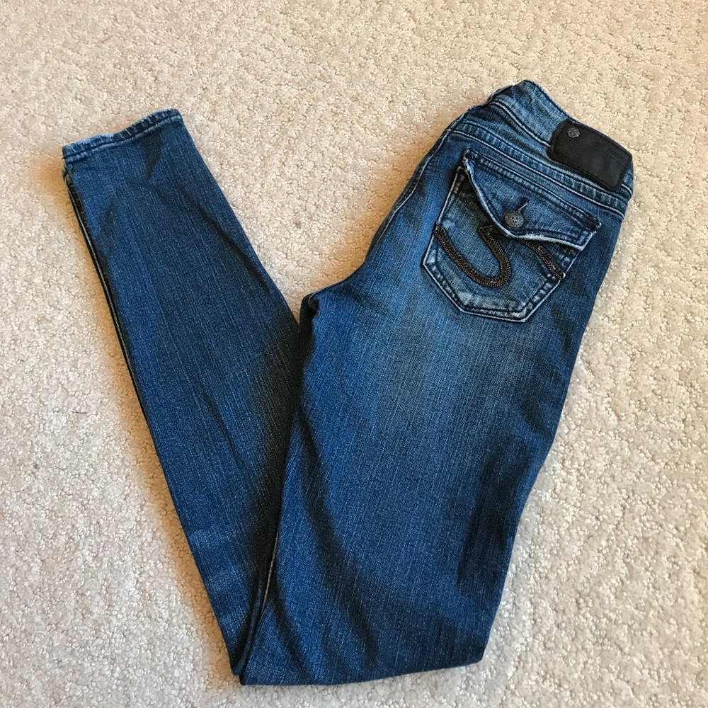 Silver jeans