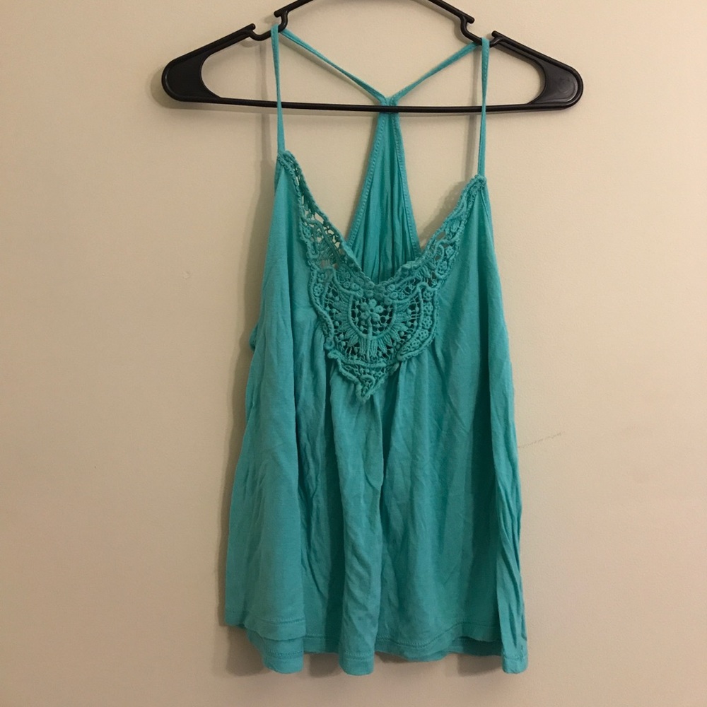 Teal cotton camisole