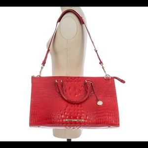 NWT - Brahmin Anywhere Weekender in Carnation