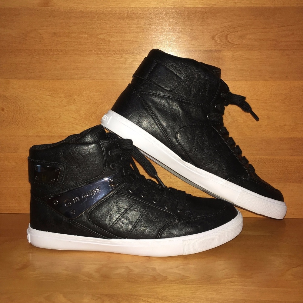Guess Black High Top Sneakers "Odean"