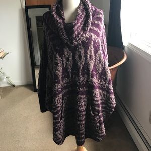 Free People Sweater Poncho