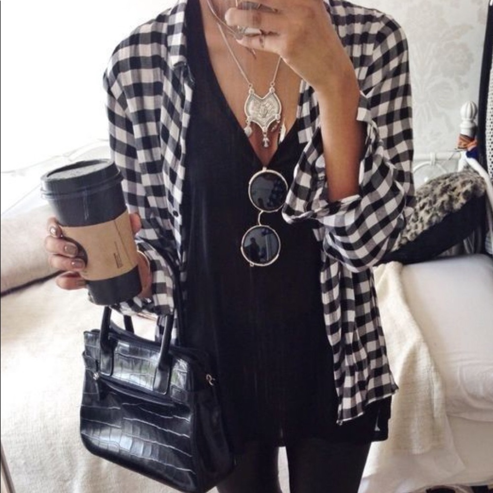 Plaid Cardigan!