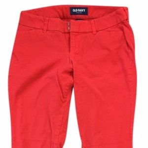 Old Navy Pixie Red Coral Capris